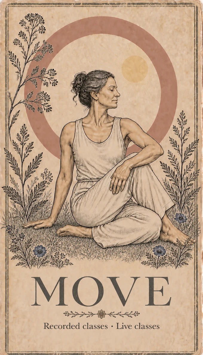 Move — an illustrated invitation to yoga and gentle movement